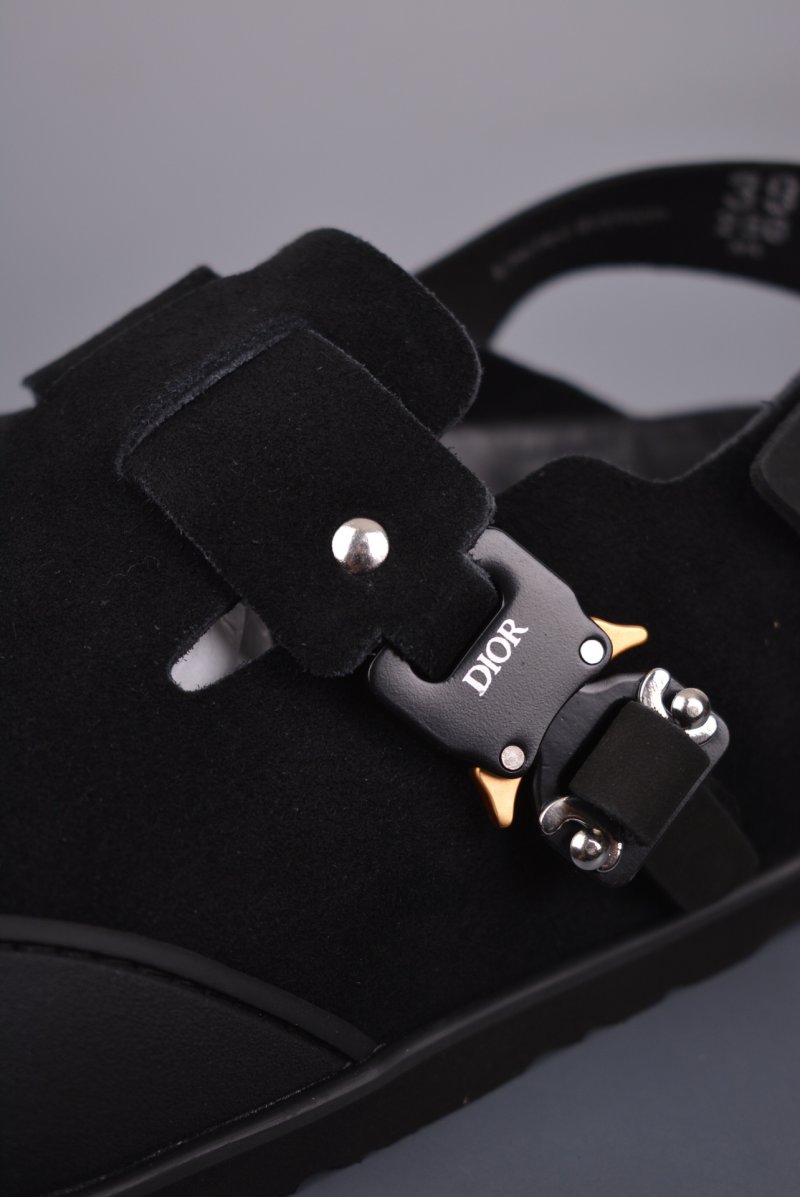 Dior X Birkenstock 'Black / Grey' view