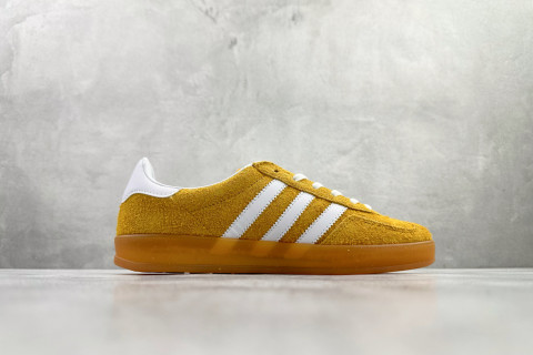 Adidas Originals Gazelle Indoor 'White / Yellow' view 2