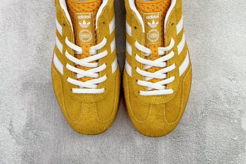 Adidas Originals Gazelle Indoor 'White / Yellow' view 7