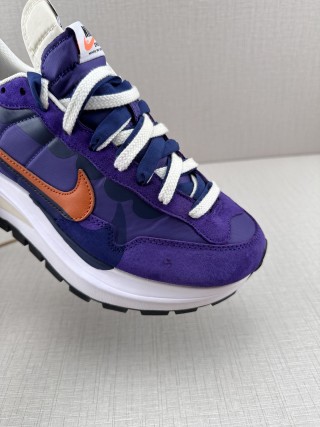 Nike Sacai x LDV Vaporwaffle 'Sesame Blue Void' view 7