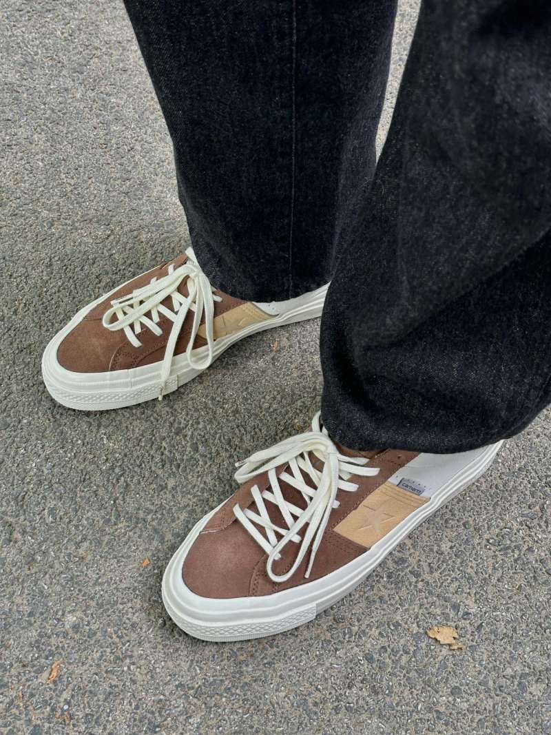 Converse One Star x Carhartt WIP 'Brown / White' view