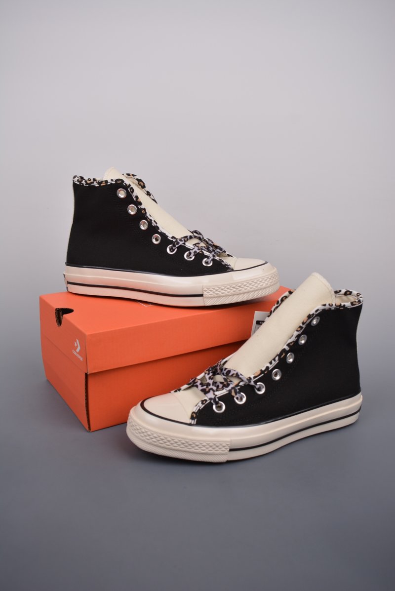 Converse Chuck Taylor All Star 1970s 'Black Leopard' view