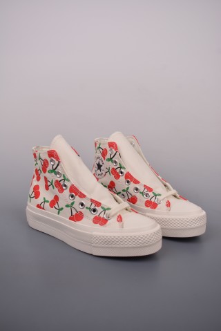 Converse All Star Lift 'Cherry Red' view 1