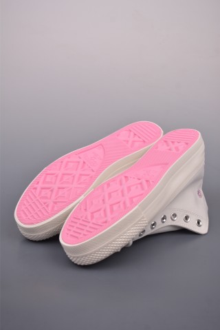 Converse All Star Lift 'White / Pink' view 3