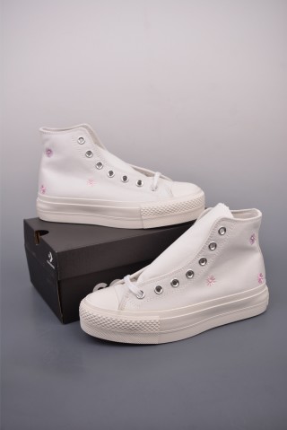 Converse All Star Lift 'White / Pink' view 5