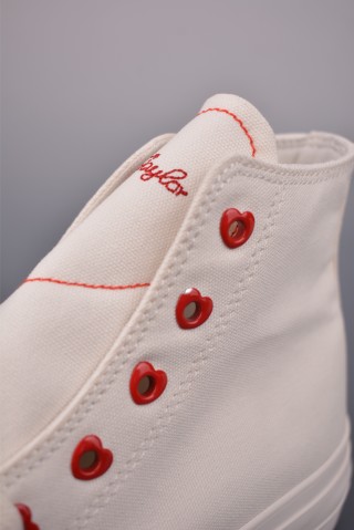 Converse All Star Lift 'White / Red Hearts' view 7