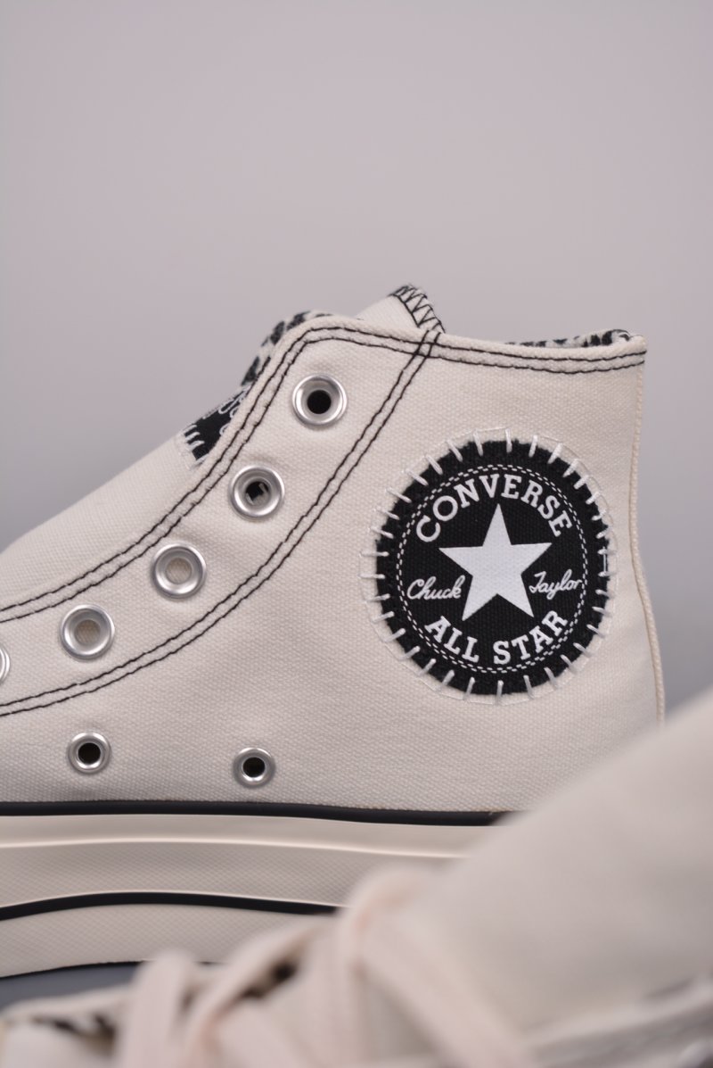 Converse All Star Lift 'Black / White Panda' view