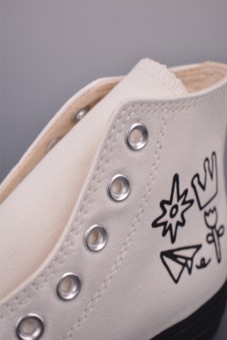 Converse All Star Lift 'Black / White' view 7