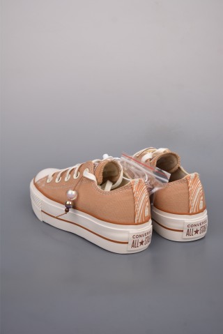 Converse All Star 'Caramel Latte Brown' view 2