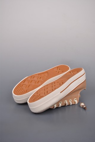 Converse All Star 'Caramel Latte Brown' view 3