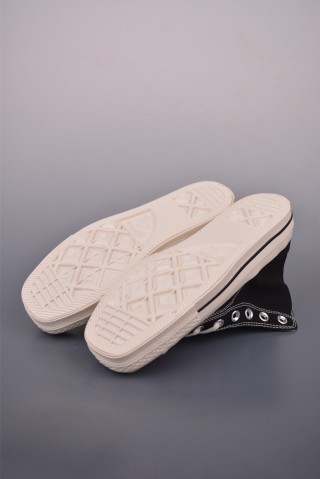 Converse All Star Square Toe Hi 'Black / White / Beige' view 3