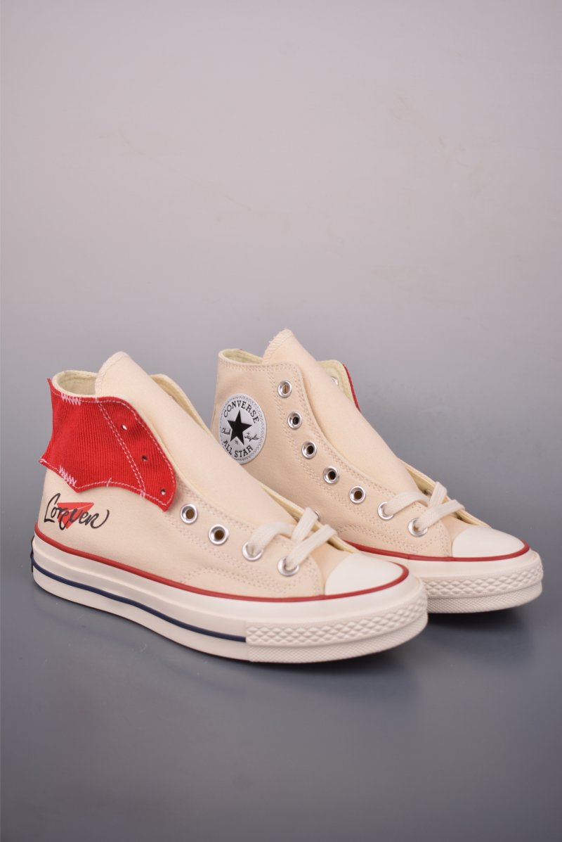 Converse Chuck 1970s 'White / Beige / Red'