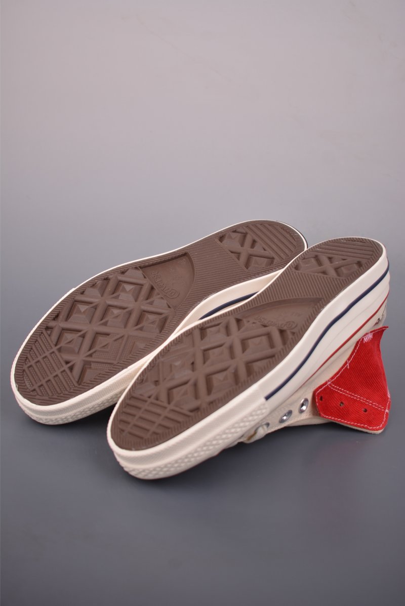 Converse Chuck 1970s 'White / Beige / Red' view