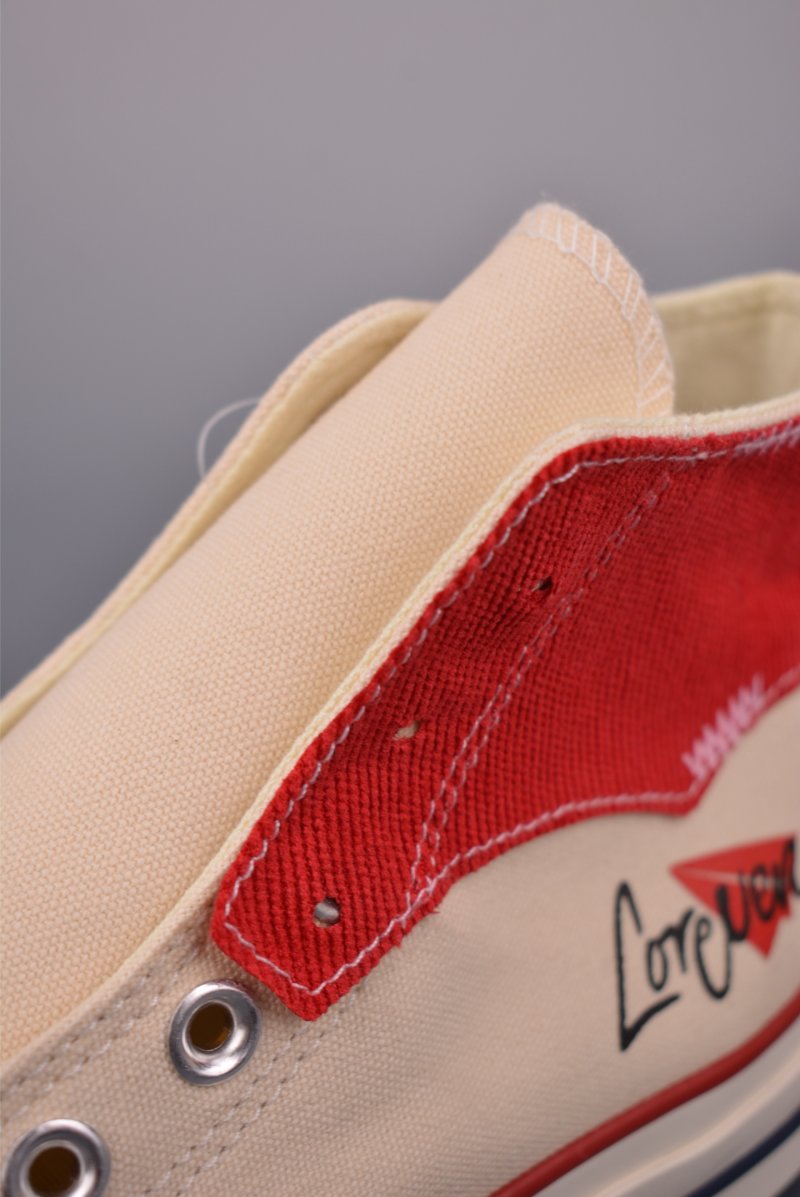 Converse Chuck 1970s 'White / Beige / Red' view