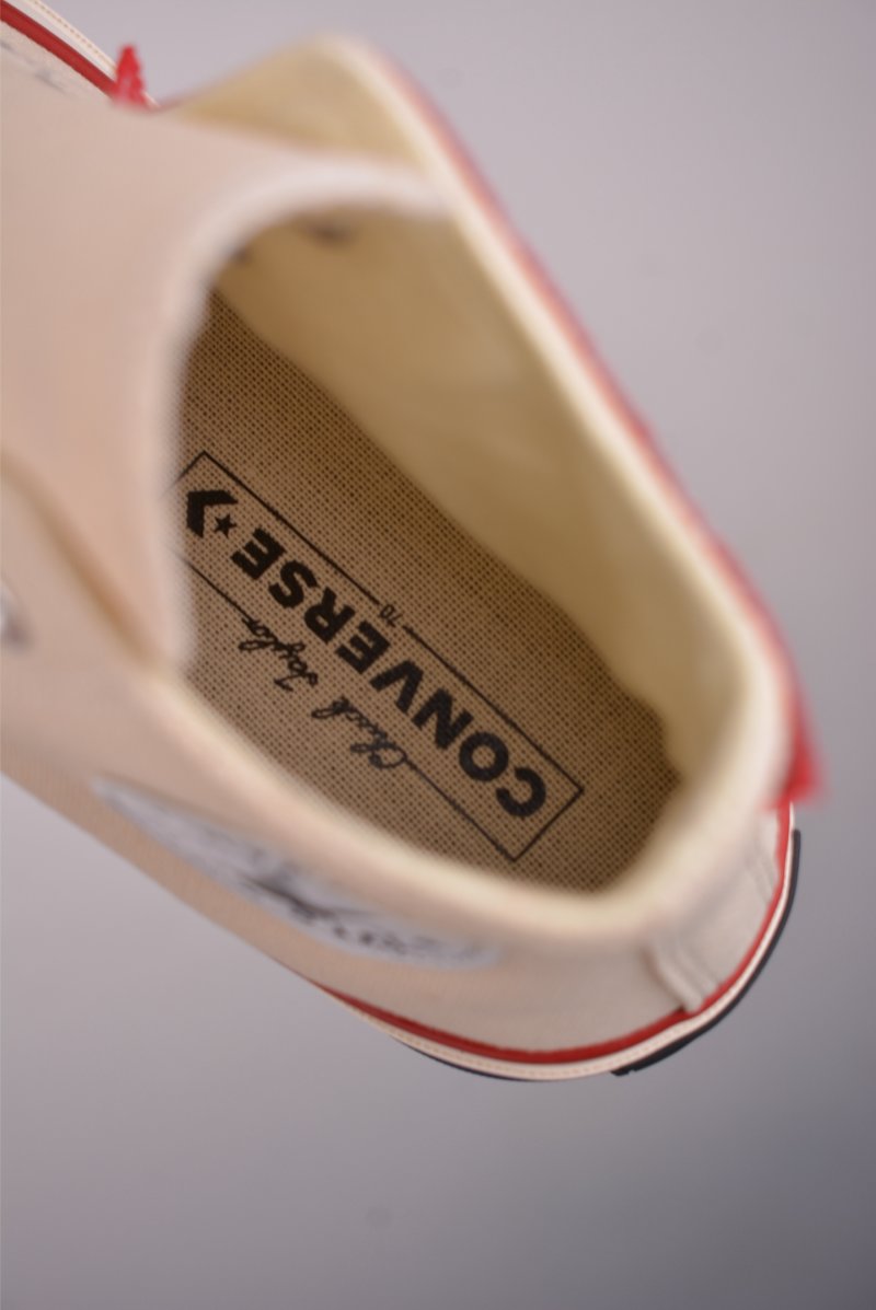 Converse Chuck 1970s 'White / Beige / Red' view