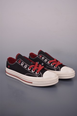 Converse Chuck 1970s 'Valentine's Day Black / Red' view 1