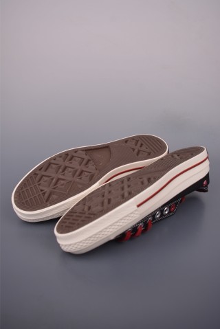 Converse Chuck 1970s 'Valentine's Day Black / Red' view 3