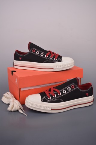 Converse Chuck 1970s 'Valentine's Day Black / Red' view 5