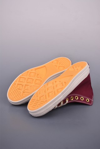 Converse Chuck 1970s Gold Star 'Black / Red / Gold' view 3