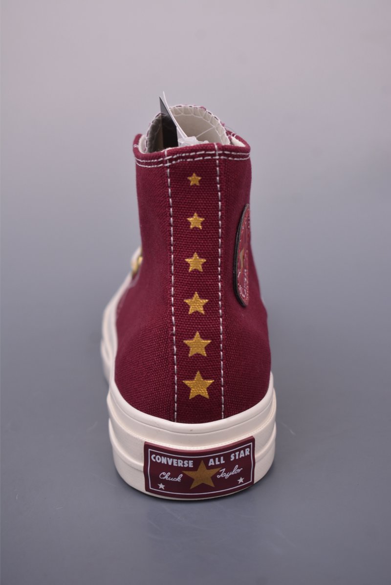 Converse Chuck 1970s Gold Star 'Black / Red / Gold' view