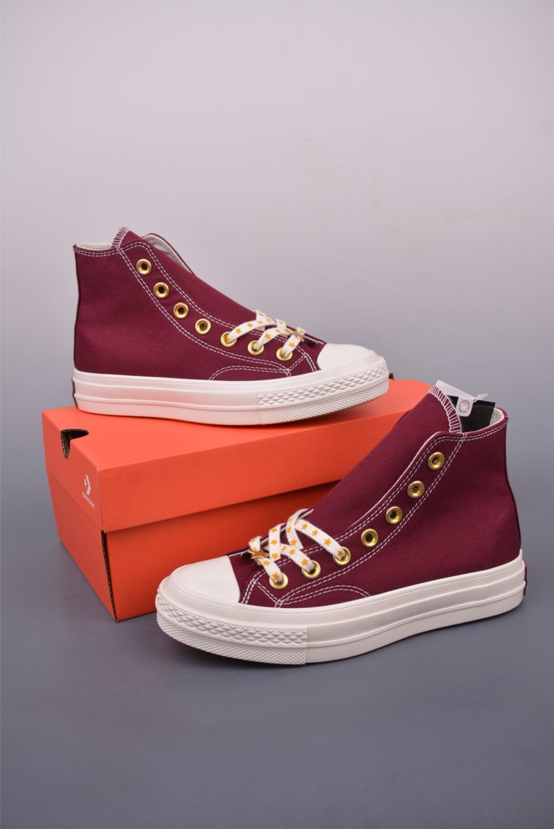 Converse Chuck 1970s Gold Star 'Black / Red / Gold' view