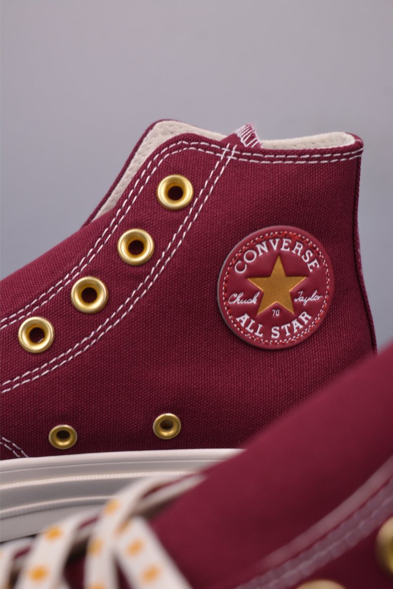 Converse Chuck 1970s Gold Star 'Black / Red / Gold' view