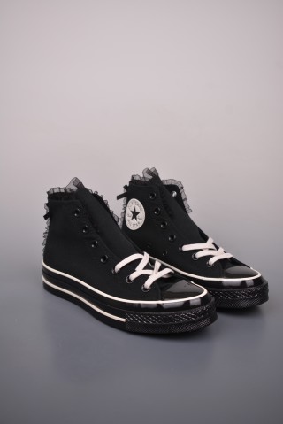 Converse Chuck 1970s Lace 'Black' view 1