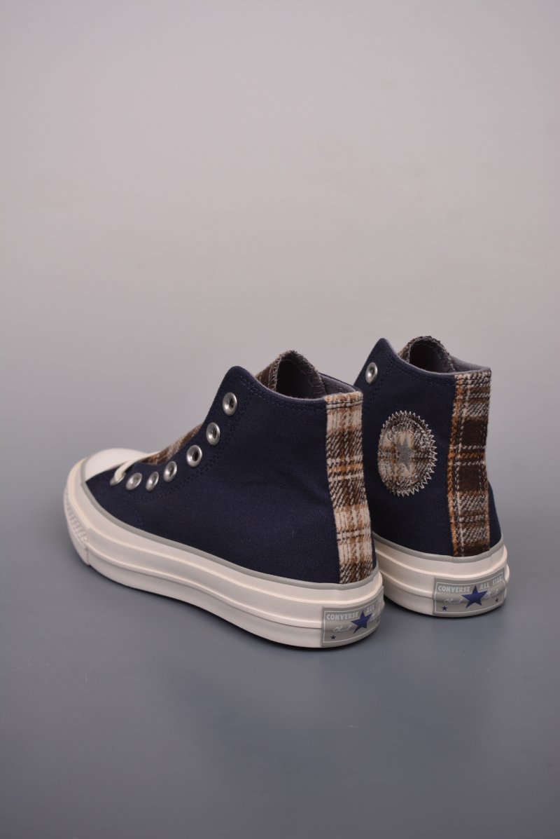 Converse Chuck 1970s Plaid 'Red / Blue' view