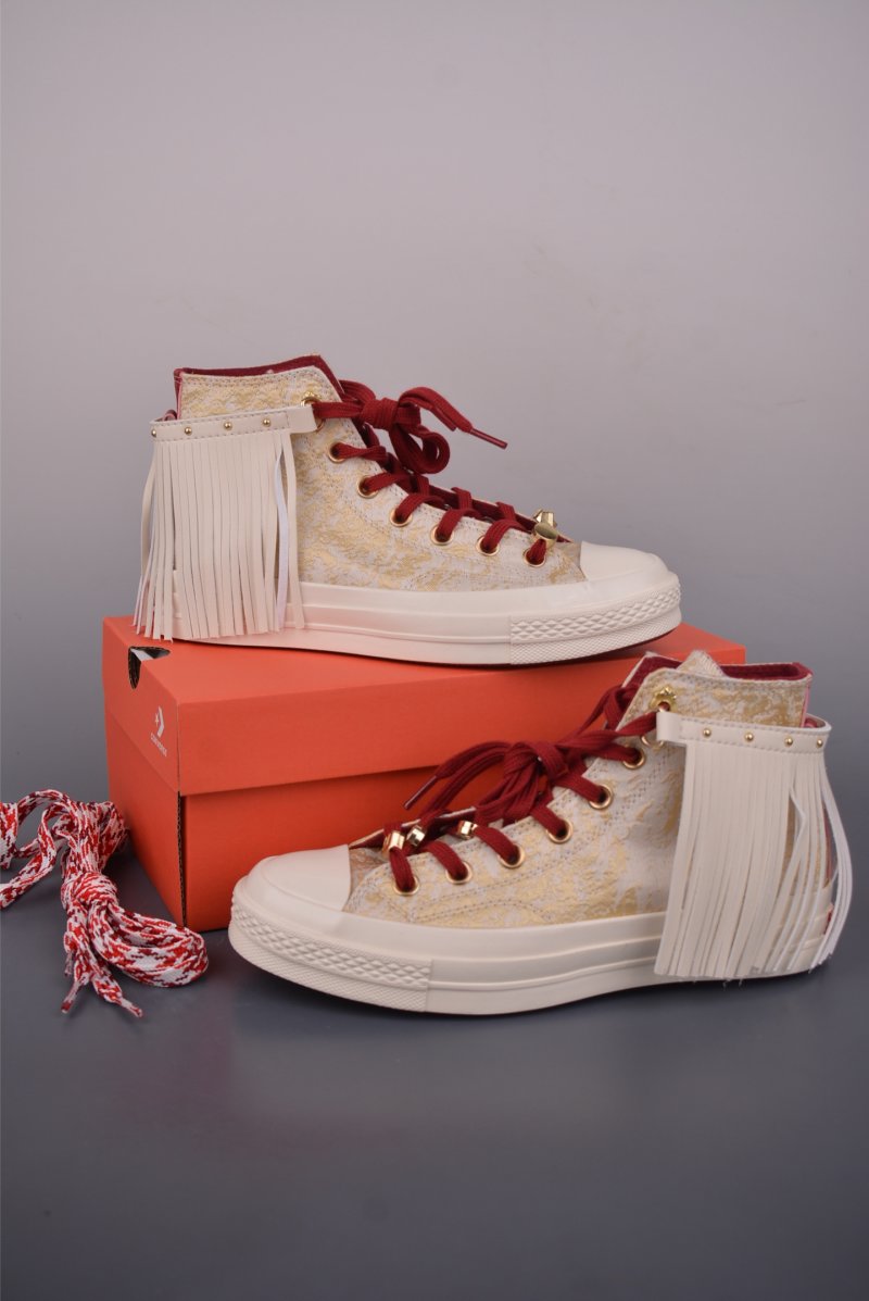 Converse Chuck 1970s CNY 'White / Red / Gold' view