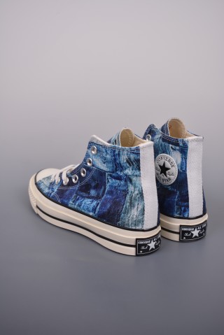 Converse Chuck 1970s 'Tie Dye Blue' view 2