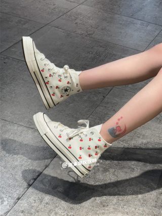 Converse Chuck 1970s Cherry Embroidered view 3