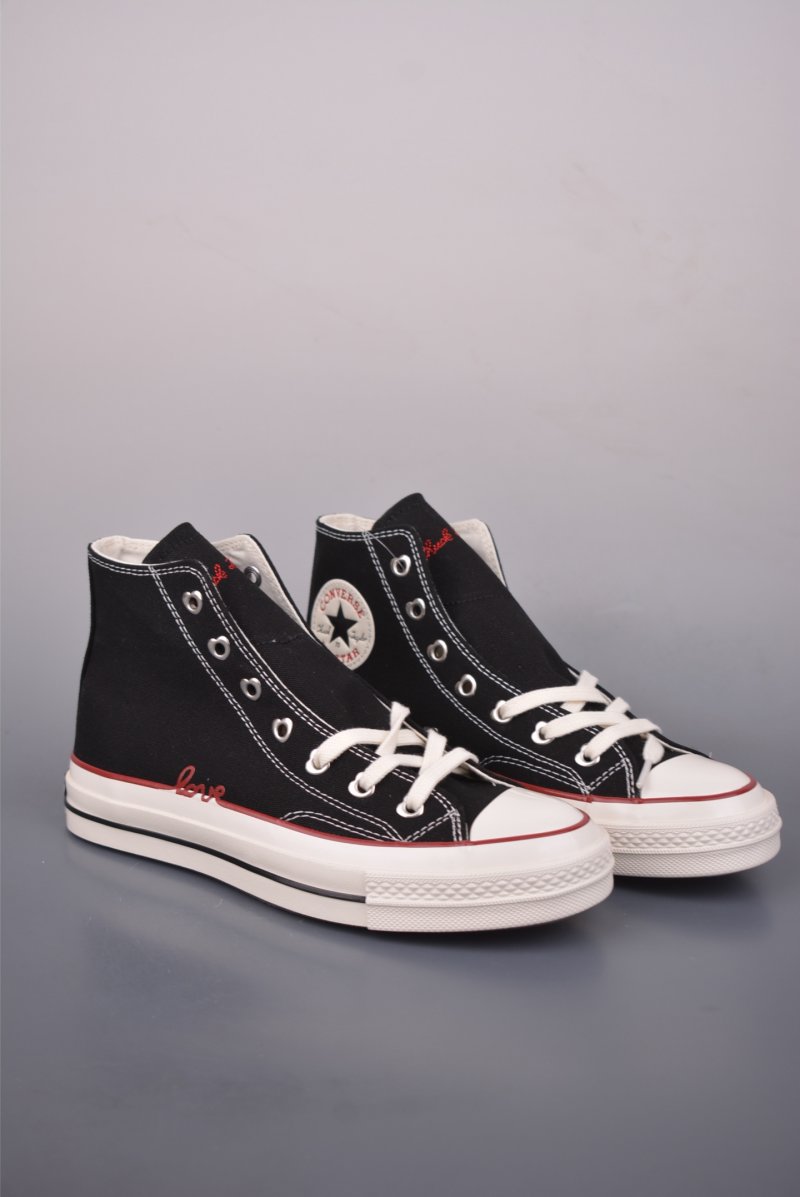 Converse Chuck 1970s Love 'Black / White / Red'