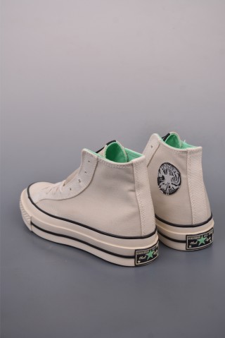 Converse Chuck 70s 'Grey / White / Green' view 2