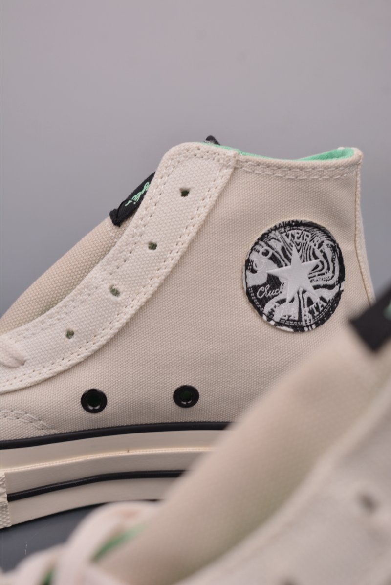 Converse Chuck 70s 'Grey / White / Green' view