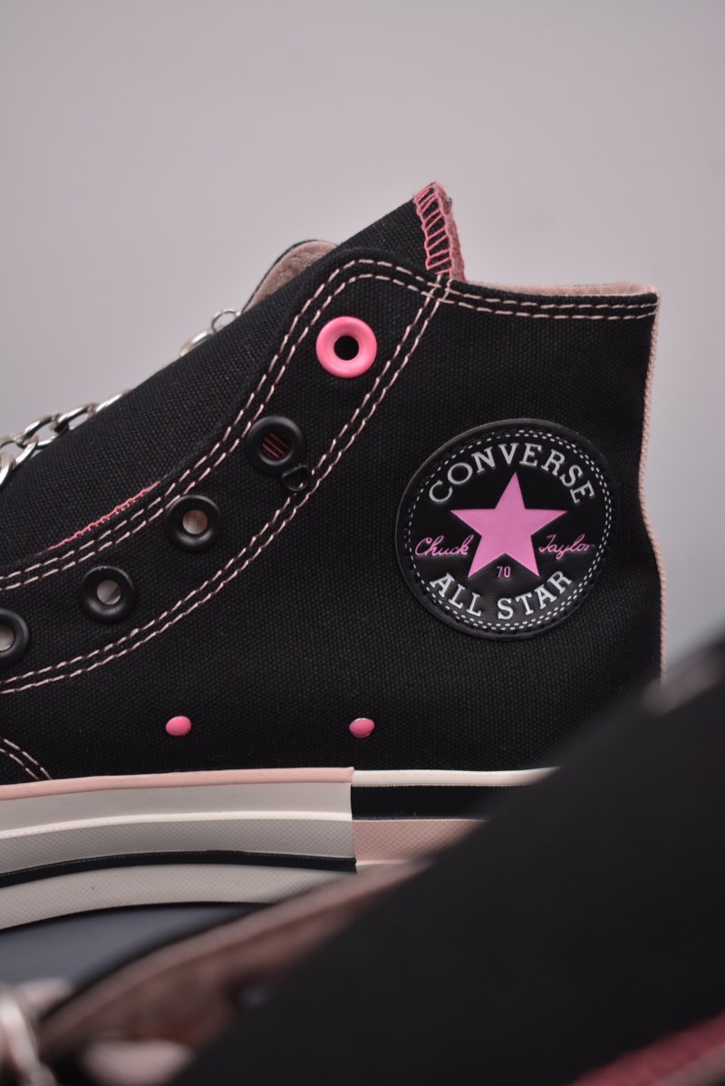Converse Chuck 70s 'Black / Pink' view