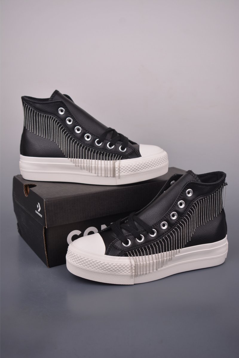 Converse Chuck Taylor All Star Platform 'Black / Silver' view