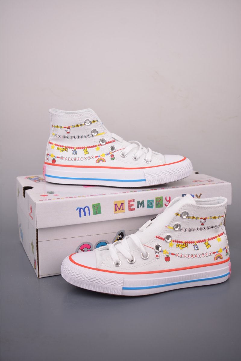 Converse Chuck Taylor All Star Hi x Hello Kitty 'White / Red / Blue' view