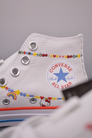 Converse Chuck Taylor All Star Hi x Hello Kitty 'White / Red / Blue' view 8