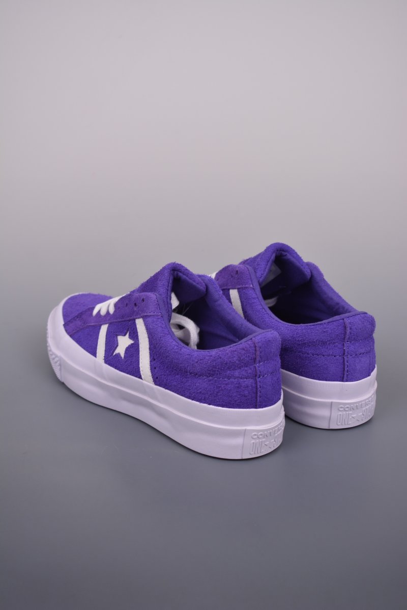 Converse One Star Bars Suede 'Purple' view