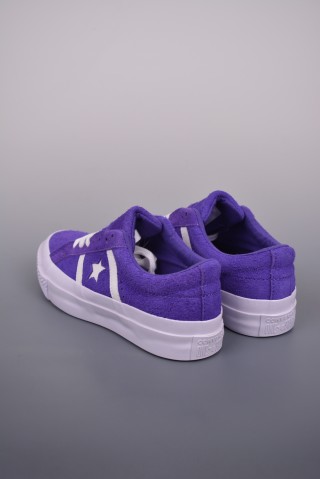 Converse One Star Bars Suede 'Purple' view 2