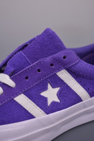 Converse One Star Bars Suede 'Purple' view 7