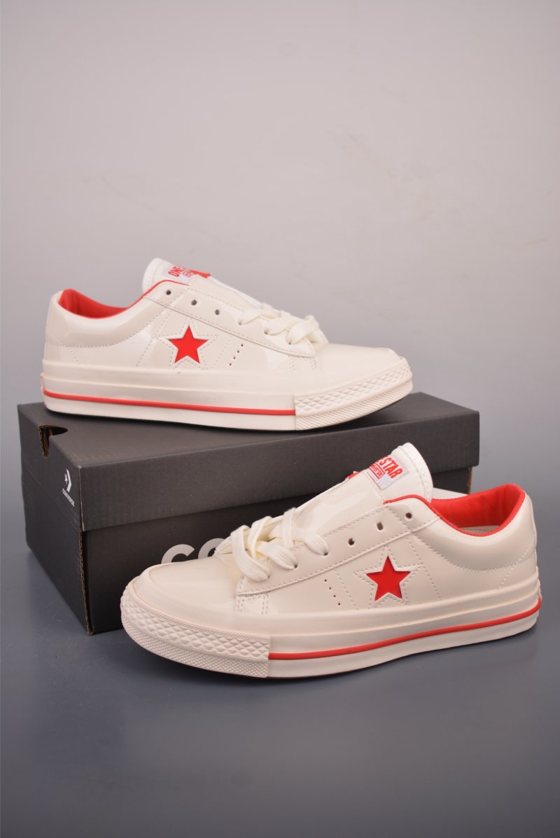 Converse One Star Leather 'White / Red' view