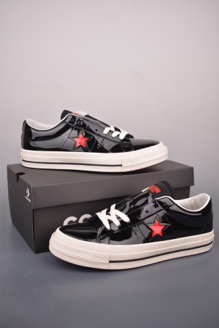Converse One Star Leather 'Black / Red' view 5