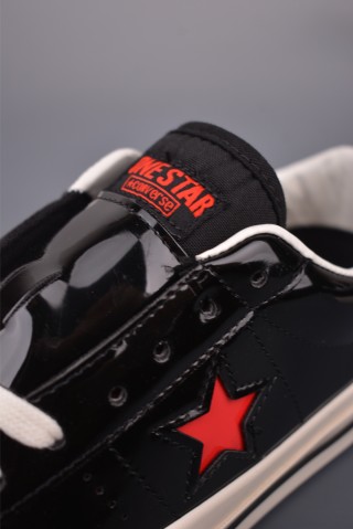 Converse One Star Leather 'Black / Red' view 7