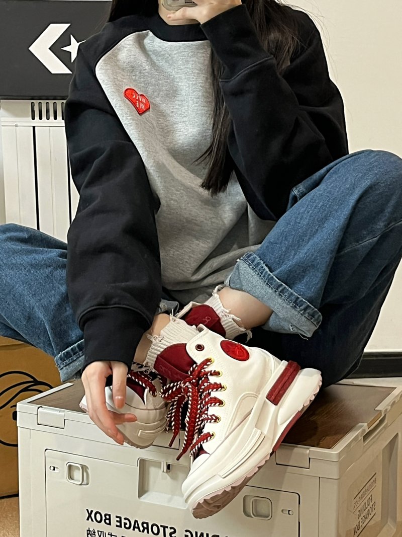 Converse Run Star Legacy 'White / Red' view