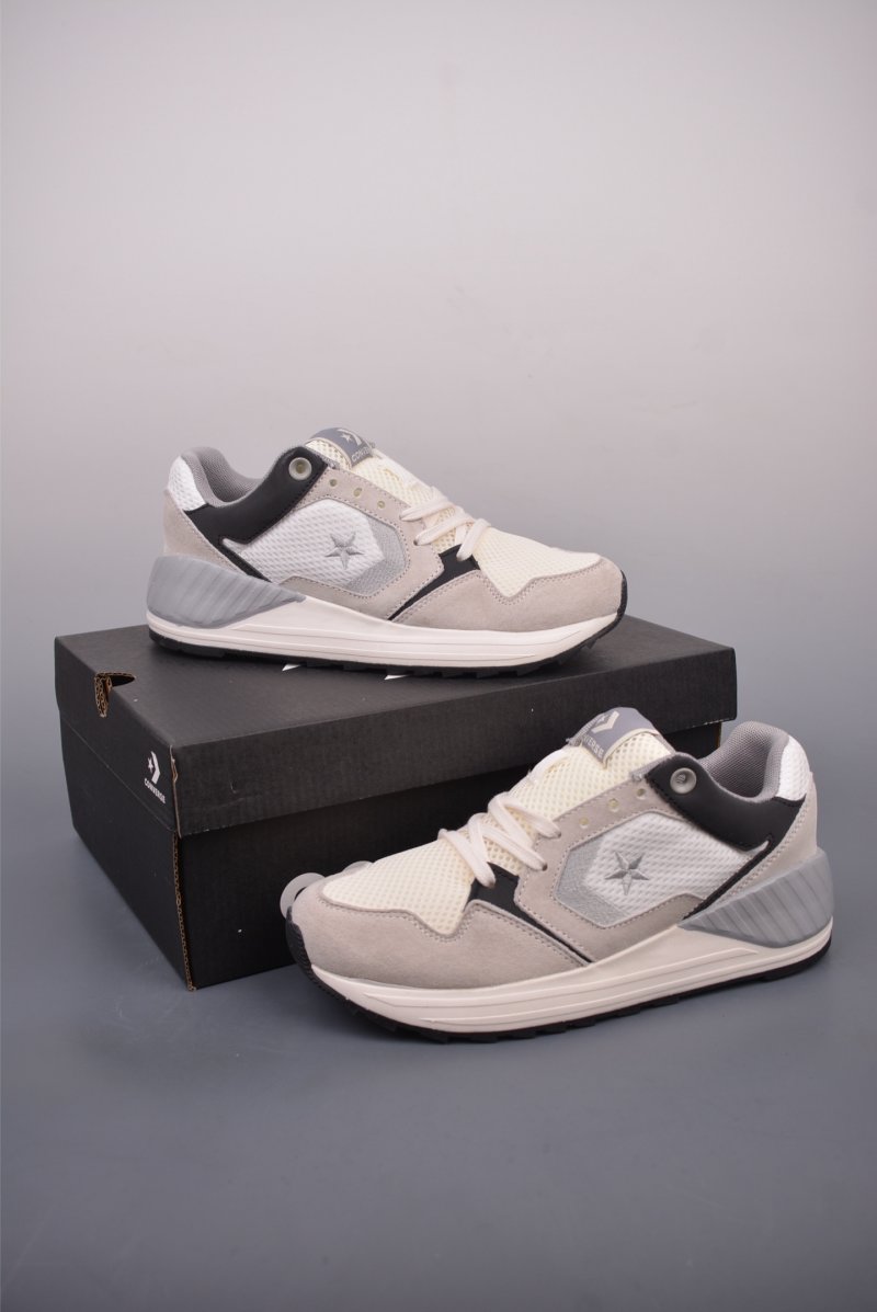 Converse Wave Trainer OX 'White / Grey / Orange / Blue' view