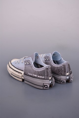 Converse x Feng Chen Wang 'Gradient Brown / Grey / Blue' view 2