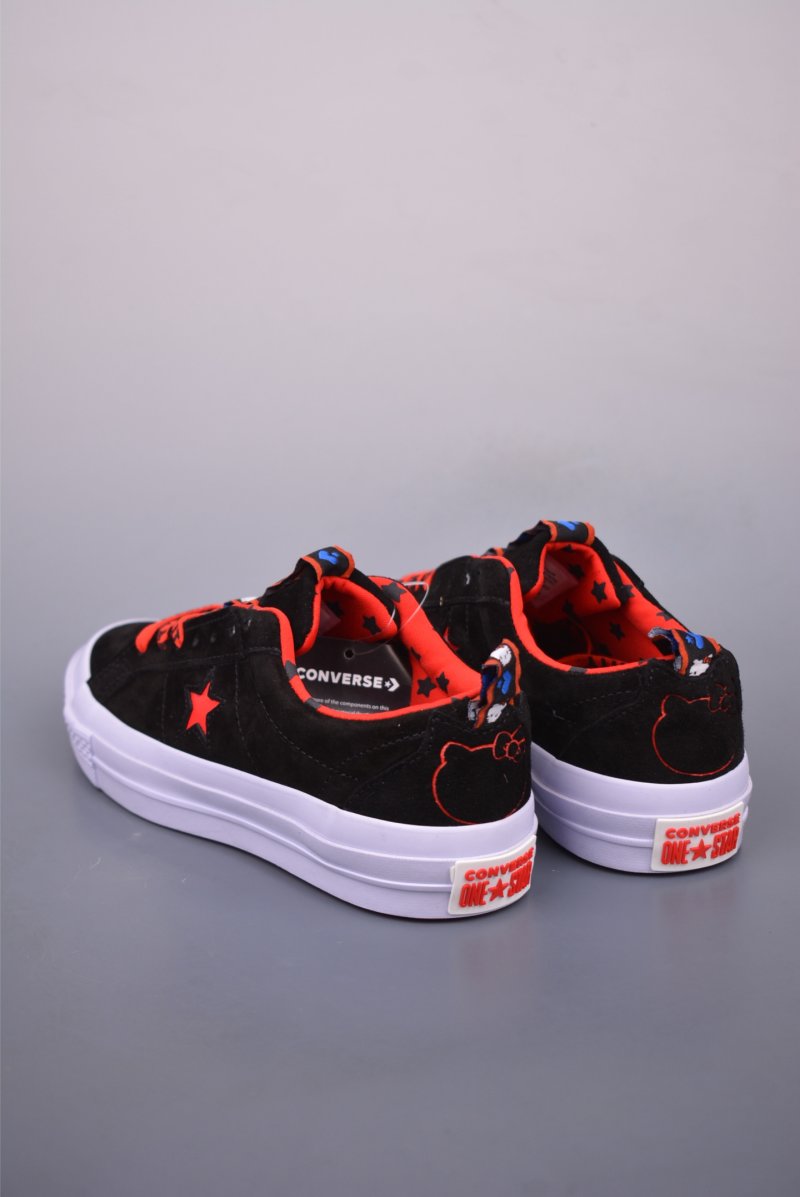 Converse x Hello Kitty One Star 'Black / Red' view