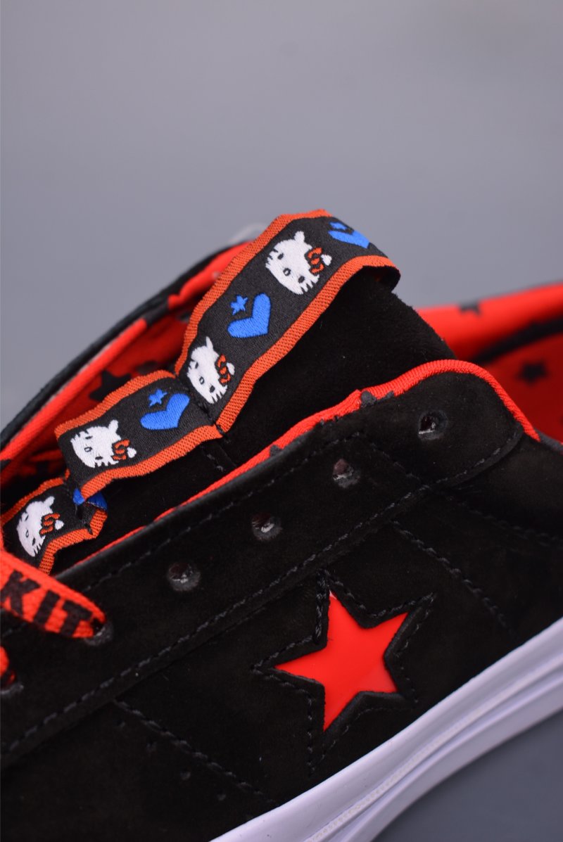Converse x Hello Kitty One Star 'Black / Red' view