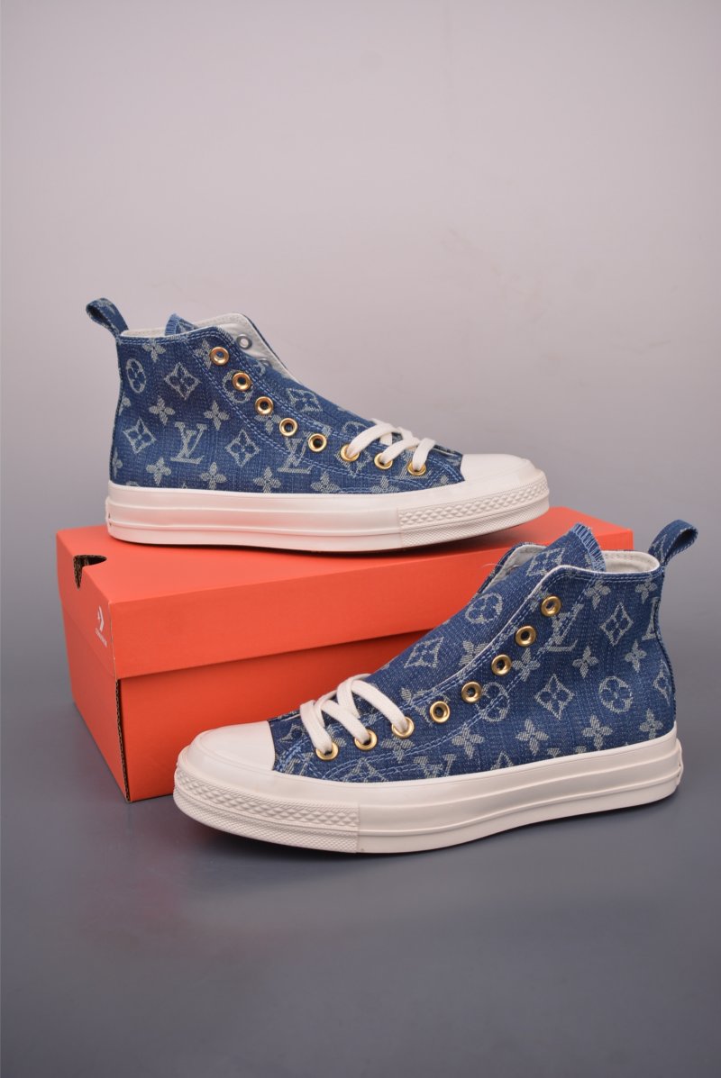 Converse x Louis Vuitton 1970s 'Blue' view